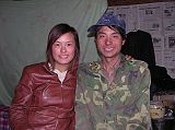 Tibet Kailash 05 To Tirthapuri 09 Moincer Chinese Mechanic and his Wife Here is the Chinese mechanic who fixed our Landcruiser in Moincer, with his beautiful young wife on the left. They�re come a long way from their home in China to try and make a living.